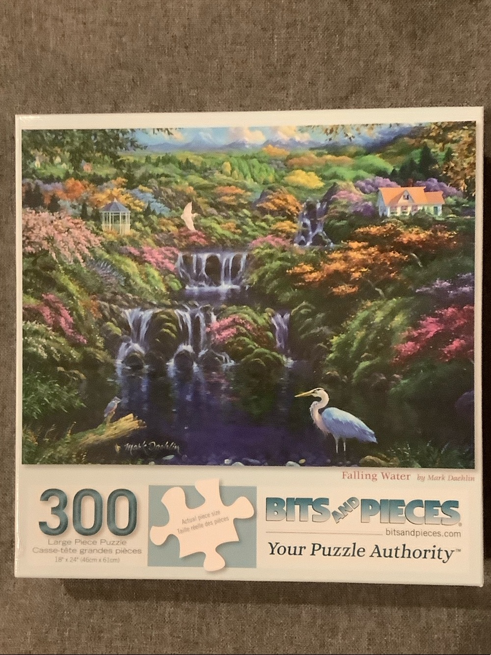 Bits and Pieces "Falling Water" by Mark Daehlin 300-Piece Jigsaw Puzzle